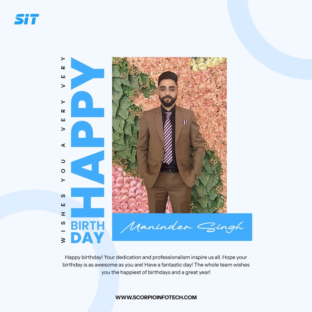 Happy Birthday Maninder 2026