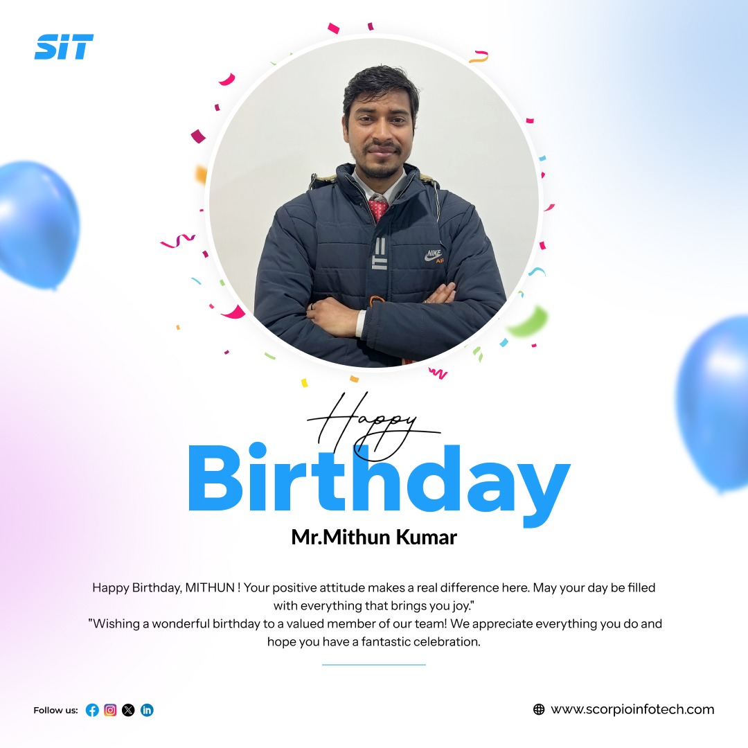 Happy Birthday Mithun 2026